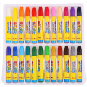 得力  油画棒 6963 儿童绘画笔（24色）