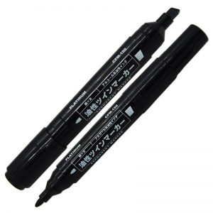 白金（PLATINUM）CPM-150 大双头记号笔 油性笔 物流笔颜色：黑色	