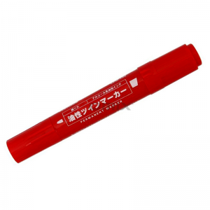 白金 CPM-150 大双头记号笔 红