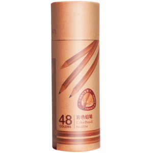 得力 6554-48色 彩色铅笔 混色