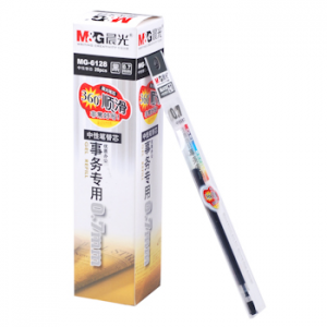 晨光 M＆G 中性替芯 MG-6128 0.7mm (黑色) 20支/盒 单位：盒 