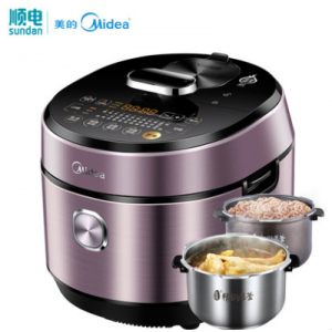 美的 MY-HT6077P 智能双胆电压力锅 6升