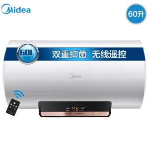 美的 热水器 F6021-T4(HEY) 60升 电热水器 多功率加热 1级能效等级 遥控式