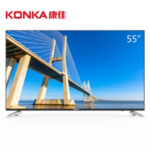 康佳 LED55G30UE 电视机 55寸 分辨率3840*2160 支持有线/无线连接 LED显示屏 二级能效 配底座 一年保修