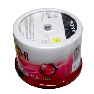 索尼光盘 CD-R 50片装48X700M 50片/盒