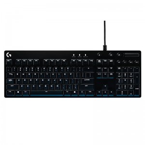 罗技 背光机械游戏键盘(青轴) G610 ORION Blue 153*443.5*34.3mm 黑色
