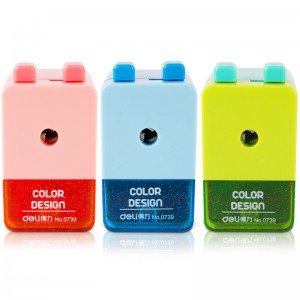 得力 0739 削笔机 彩色