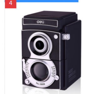 得力 0668  黑色  102*65*75mm 光影削笔机