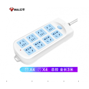 公牛 拖线板 604(S) 3米 
