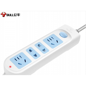 公牛GN-607插座1.8米转换器/拖线板/插排4位总控 单位：个