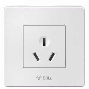 公牛16A 250V 面板插座 一位三孔 （单位：个）