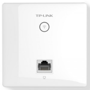 TP-LINK 无线86型面板式AP AP450I-POE 450M POE供电 AC管理 白色