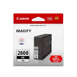 佳能(Canon)墨盒(PGI-2800XL BK)(适用机型 MB5480;MB5180;MB5080;iB4180;iB4080) 黑色