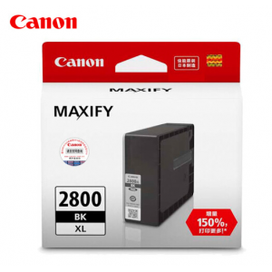 佳能（CANON） PGI-2800墨盒IB4080 MB5080 4180 5180 PGI-2800BK XL高溶黑色墨盒