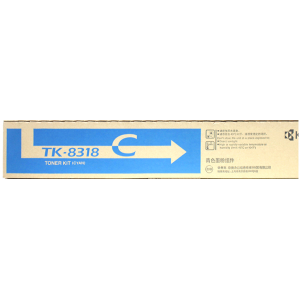 京瓷 TK-8318C 青色 碳粉墨盒 适用机型：TASKalfa 2550ci（销售单位：支）打印页：6000页
