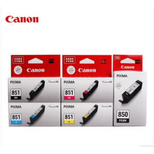 Canon/佳能 ix6780 ix6880 iP7280 MX928打印机原装墨盒 850 851 850墨盒一套（5色）