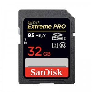 闪迪（SanDisk）至尊超极速 SD卡 SDSDXXG-032G-ZN4IN 32GB 读速95MB/s 写速90MB/s SDHC UHS-I存储卡 V30 U3 Class10 黑色