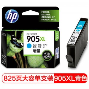 惠普/HP 905XL青色 青色 1 支 825 页 碳粉