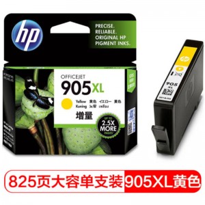 惠普/HP 905XL黄色 黄色 1 支 825 页 碳粉