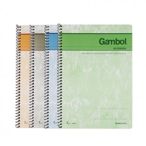 国誉 Gambol 螺旋装订本 WCN-S6803 B5 80页 7mm横线 混色