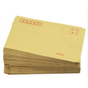 国产牛皮纸信封6号 120g 单位：定制款3000个