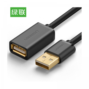绿联 10316 2米 USB2.0延长线公对母
