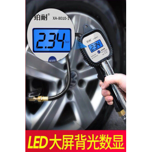 气压表胎压表高精度带充气胎压计 汽车轮胎压监测器数显加气打气枪
