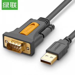 绿联 20210 USB转RS232 串口线转换器母头