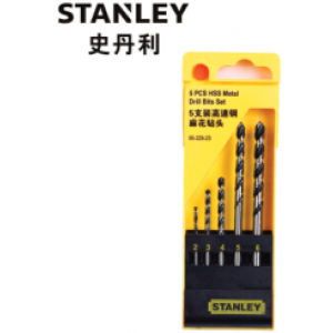 史丹利（Stanley）订制高速钢麻花钻头组套 95-229-23 单位：5支装 