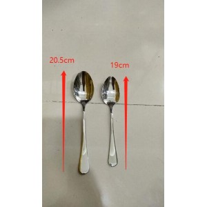 CN 不锈钢饭勺，19CM