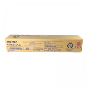东芝  墨粉 品红色 T-FC415C-M 高容量适用于2010AC 2510AC 2515AC 3015AC 4515AC 5015AC （单位：支）