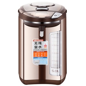 美的电热水瓶 PF704C-50G 2000W 5L 四段温控 深棕色