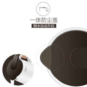 美的电热水壶304不锈钢开水壶家用自动断电大容量电壶电热烧水壶