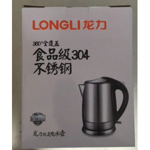 龙力 LL-8032 1.8L 食品级304不锈钢电水壶