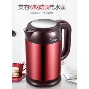 美的 HJ1708a 304不锈钢 1.7L 电热水壶（销售单位：台）