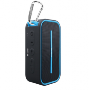 不见不散（See me here）BV500 户外防水大功率无线蓝牙音箱超重低音炮 便携式迷你插卡小音响播放器 黑蓝色