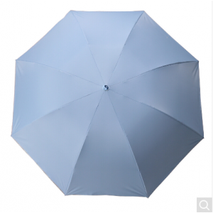 天堂伞 336T 57cm/8k 银胶三折晴雨伞 天蓝色 (把)