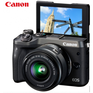 佳能（Canon）EOS M6 微单相机 黑色 单位：台