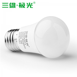 三雄极光 凡星系列LED球泡 PAK542677 E27 7W 6500K
