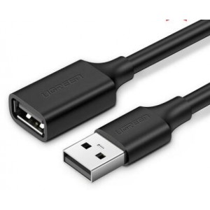 绿联 US129镀金款 USB延长线2.0公对母2米电脑连接线（销售单位：根）