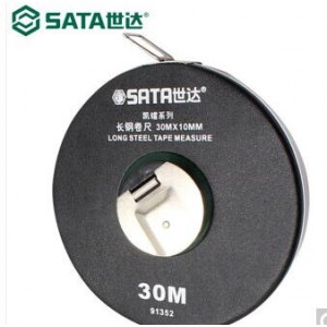 世达（SATA）91352 卷尺30米长钢卷尺(销售单位：个)