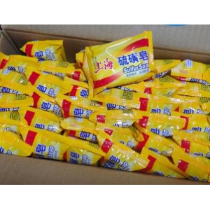 上海 85g×72粒 硫磺皂装洁面皂沐浴香皂 72粒/箱(销售单位：箱）