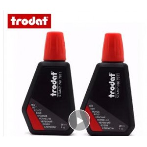 卓达（trodat）进口印油 7011 水性印油 销售单位：瓶