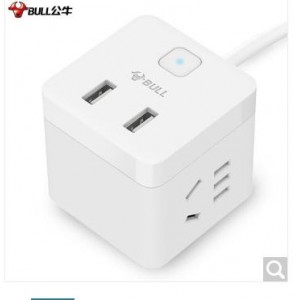 公牛（BULL) 小魔方USB插座 全长1.5米 GNV-UUB122  单位：个