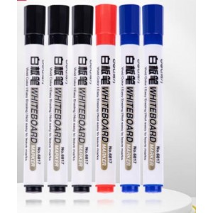 得力 6817 白板笔 10支/盒