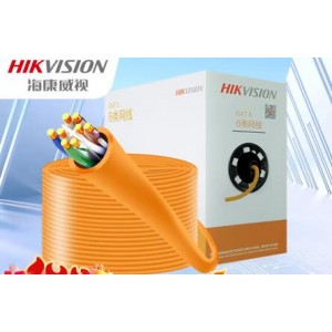 海康威视 六类网线DS-1LN6-UE CAT6类无氧铜线芯丰屏蔽305米（单位：箱）