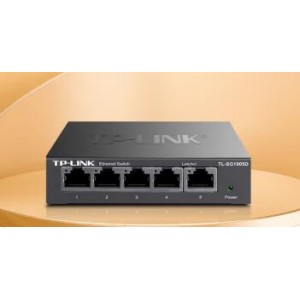 TP-LINK 5口千兆交换机 企业级交换器 监控网络网线分线器