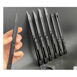 得力 Sk5 黑刃美工刀：把