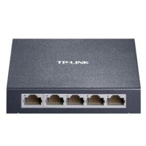 TP-LINK 5口百兆交换机 4口监控网络网线分线器 分流器 金属机身 TL-SF1005D   /个