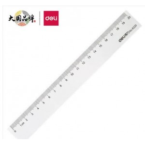 得力直尺NO.6220 20CM